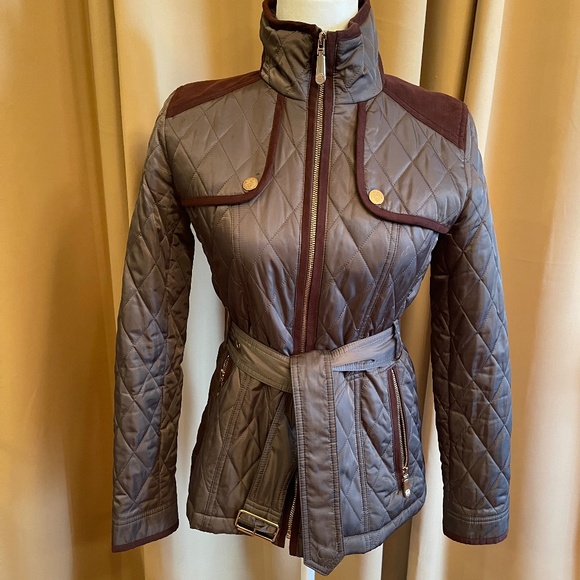 NEW! Vince Camuto Belted, Quilted Jacket Size XS - Picture 1 of 15